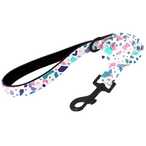 Cute Printed Dog Harness with Bowknot Adjustable Buckle Closure Small Size Polyester Pet Gear Set for Dogs - Product Image 3