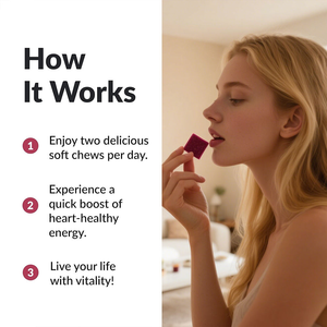 OEM/ODM Rote-Bete-Gummis Immununterstützung Kräuterergänzungen Natürliche Pflanzenextrakte Coenzym Q10 Vitamine 60 Stück - Product Image 2