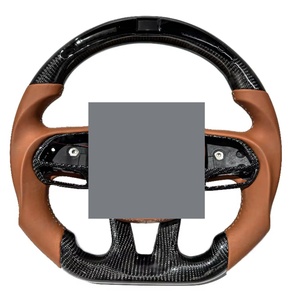 Volant sport en fibre de carbone et cuir, modèle 2025, pour Dodge Charger SRT 2020, sur mesure, 3 branches - Product Image 1