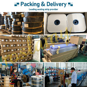 Sello de <span class=keywords><strong>ducha</strong></span> para pantallas Tira de sellado de goma impermeable de vidrio de 10mm Barrera de agua apposite Succión magnética - Product Image 6