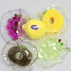 CHENXI 2026 Trending Colorful Fruit Squishy Toys Tpr Keychain Bag Pendant Knead Simulate Apple Strawberry Fidget Toy - Product Image 4