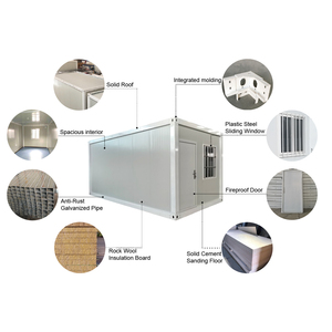 Hiện đại 20x20 đúc sẵn đầy đủ nhà hoàn chỉnh khách sạn container phòng đúc sẵn Casa <span class=keywords><strong>movel</strong></span> biệt thự căn hộ Sandwich Panel - Product Image 2