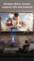 Nouveau projecteur cinéma portable intelligent LED YT900, best-seller, pour karaoké à domicile, home cinéma et cadeau pour filles.