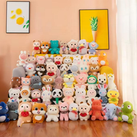 Jouet en peluche de 8 pouces de la série variée, broderie méticuleuse haute définition, durable, conforme aux normes de sécurité, vente en gros, usine OEM ODM