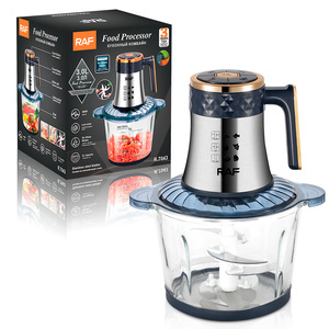 Licuadora Multifuncional de Alta Calidad con Cuchilla de Acero Inoxidable de 360 Grados, Picadora de Carne Eléctrica de Cocina, Procesador de Alimentos - Product Image 3