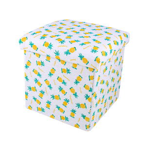 Floding Foot Stool Ottoman <strong>Pouf</strong> Cube Foot Rest Bench <strong>with</strong> <strong>Storage</strong> - Product Image 1