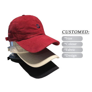 Customized Baseball Caps with Embroidered Logo 6-Panel Curves Brim Adjustable for Outdoor Sports Sporty Style - Product Image 1