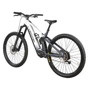 Hoge Kwaliteit Downhill Ebike Mid-Driver Motor Downtube 750wh Verborgen Batterij Volledige Ophanging 29 Elektrische Carbon Mtb