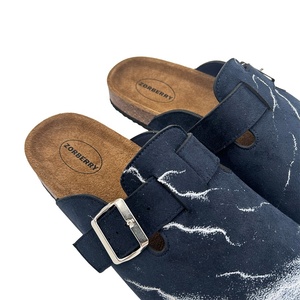 Comfort Classic <strong>Clog</strong> <strong>Mule</strong> with Customized Print Upper Arch Support Adjustable Buckle Cork Foot Bed <strong>Clogs</strong> Slippers - Product Image 4