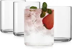 Элегантная стеклянная посуда для бара для воды, сока, пива, напитков и коктейлей, высокая и тонкая стеклянная чашка для питья