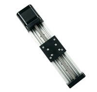Module CNC de table à mouvement linéaire à vis à billes série, course maximale 400 mm, haute précision 0,03 mm, en aluminium et acier, garantie 1,5 an