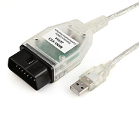 Mini Lector de Códigos FT232RQ/FT232RL, Conector OBD2, Adaptador de Escáner para Autos con Cable de Diagnóstico y Programación TIS Techstream
