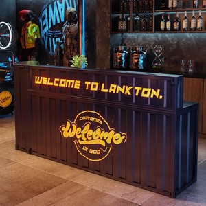 صالة ألعاب رياضية على الطراز الصناعي ، طلب بالجملة لتناول الطعام في الفنادق الخارجية ، بار مطعم ومتجر الحليب والشاي - Product Image 2