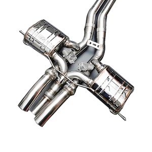 Système d'échappement Valvetronic Catback pour Lamborghini Urus 1, tuyaux d'échappement à sortie unique, silencieux à soupapes, boîte de convertisseur catalytique - Product Image 5