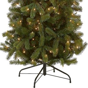 Ecológico Personalizado Artificial PVC PE Pino mixto 5 pies Árbol de Navidad Nieve Flocado Esmerilado Realista USB Powered Weather - Product Image 1