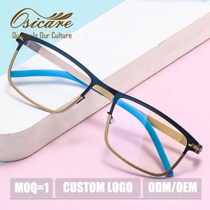 Montature per Occhiali <span class=keywords><strong>di</strong></span> Alta Qualità con Logo Personalizzato, Occhiali Interamente in Metallo, Eleganti Montature per Uomo - Product Image 1