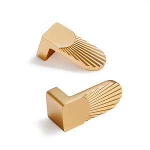 French Style <b>Gold</b> <b>Cabinet</b> Drawer Handle Novelty Shape Zinc Alloy Durable Furniture Hardware Z790-C16 01I - Product Image 1