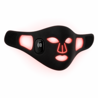 Masque facial infrarouge EYCO 510K, masque de luminothérapie rouge sans fil, masque facial sans fil