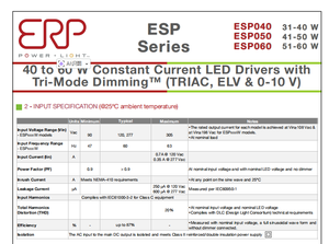 Mejor Precio Esp050W-1200-42 Fuente de Alimentación LED AC-DC de 50W 24-42V 1200mA IP64 Impermeable con Carcasa de Aluminio y Atenuación de Tres Modos - Product Image 4