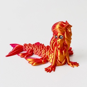 Venta al por Mayor de Modelos Articulados Flexibles de Sirena Impresos en 3D, Juguetes de Animales y Dinosaurios Coloridos de PLA, Colección Unisex para Niños de 4 a 6 Años - Product Image 6
