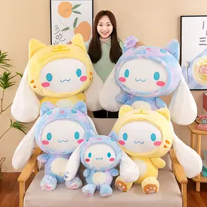 Zd 27-80Cm Knuffel Cartoon Kuromi Pluche Pop Cinnamoroll Knuffel Schattig Japan Mijn Melodie Pluche Speelgoed Cadeau