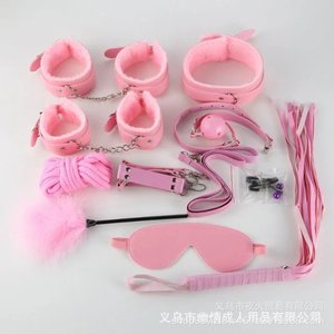 Adult sex toys, plush 10-piece <b>set</b>, alternative toy <b>bondage</b> <b>set</b>, leather 10-piece adult sex toy <b>set</b> - Product Image 3