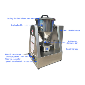 Mélangeur Homogénéisateur de Poudres Alimentaires avec Moteur Rotatif à 360 Degrés, Capacité 100L pour Épices, Farine, Produits Chimiques et Particules Plastiques - Product Image 1