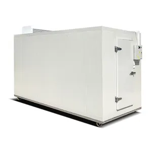 Aguacate Painel sándwich pu enfriador solar Almacenamiento de cámara frigorífica para yogur unidad de condensación para cámara frigorífica 10Hp kit DC compresor