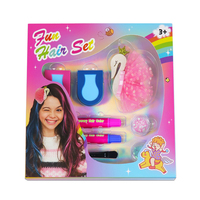 GP Extensions de cheveux à clip colorées kit de beauté des cheveux Halloween Cosplay Dress Up Fashion Party Christmas for Kids Girls Pretty Gift