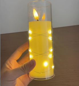 ไฟ <span class=keywords><strong>LED</strong></span> รูปทรงเสาสำหรับตกแต่งบ้าน สร้างบรรยากาศโรแมนติก เหมาะสำหรับร้านอาหาร งานวันเกิด คริสต์มาส ฮาโลวีน งานแต่งงาน - Product Image 1