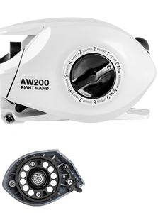 KALIOU Nouvelle Arrivée 3 + 1BB 6.3:1 MAX <span class=keywords><strong>Drag</strong></span> 8Kg White Bait Casting Sea Saltwater Baitcasting Fishing Reel - Product Image 2