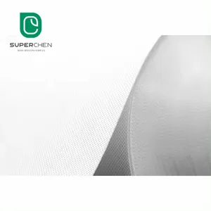 Factory Supply RPET 100% Recycled Waterproof GRS Certificate Nonwoven Fabric RPET Fabric Eco Friendly