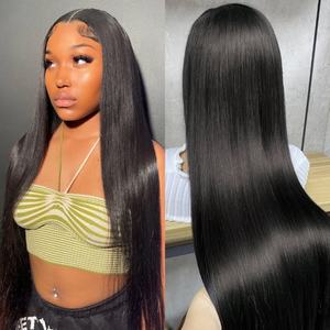 Glueless Bone Straight Hd Lace Front <b>Wigs</b> Human Hair Lace Front Brazilian Human Hair Transparent Lace Front <b>Wigs</b> for <b>Black</b> Wome - Product Image 2