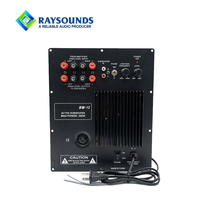 Plaque amplificatrice active pour caisson de basses BW-10 150W avec crossover 0-180° de phase, transformateur toroïdal 50Hz-150Hz pour haut-parleur de caisson de basses de 10 pouces