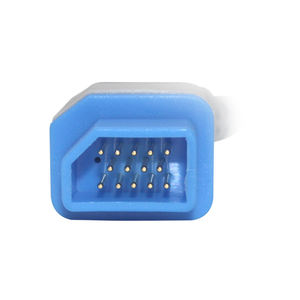 เซ็นเซอร์วัดระดับออกซิเจนในเลือดแบบหนีบนิ้วสำหรับผู้ใหญ่ชนิดใช้ซ้ำได้ 14 พิน, หัววัด SpO2 ทางการแพทย์ยาว 3.0 เมตร, ใช้ร่วมกับ Nihon Kohden ได้ - Product Image 2