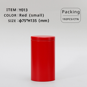 Embalaje de caja de lata redonda de metal personalizado utilizado en té, café, dulces y galletas y otras latas de alimentos con tapa - Product Image 3