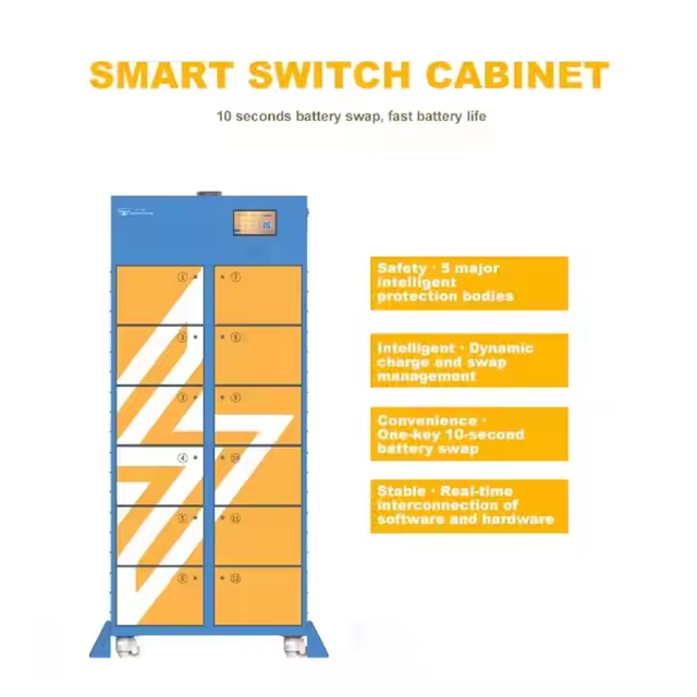 Power Exchange Cabinet with Li-ion Battery Pack for EV Motorbike Exchange Solution Outdoor Battery Swapping Station