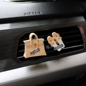 Désodorisant de Voiture Luxueux en Forme de Sac à Fixation pour Grille d'Aération, Fait Main, Diffuseur d'Arôme pour Sortie de Climatisation, Ornement de Décoration Intérieure - Product Image 3