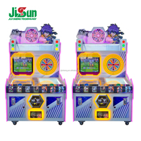 Machine d'arcade hybride Card King à deux joueurs, à monnayeur, avec écran LCD, roue tournante et distribution de capsules de prix