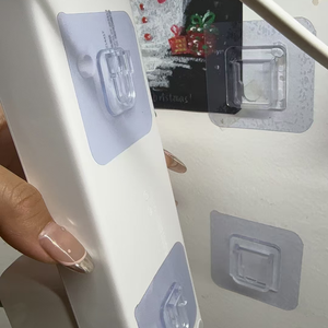 Wholesale Double-Sided Transparent Suction <strong>Cup</strong> <strong>Hooks</strong> Multi-Purpose Sticky Hanging <strong>Hook</strong> Double-Sided Adhesive Wall <strong>Hooks</strong> - Product Image 6