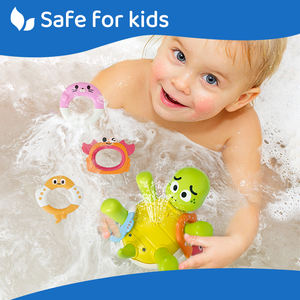 Jouet <span class=keywords><strong>de</strong></span> pulvérisation d'eau <span class=keywords><strong>de</strong></span> <span class=keywords><strong>bain</strong></span> d'été rechargeable pour bébé, tortue arroseuse, jouets <span class=keywords><strong>de</strong></span> <span class=keywords><strong>bain</strong></span> pour tout-petits avec 5 anneaux <span class=keywords><strong>de</strong></span> saut - Product Image 3