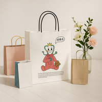 Sacs en papier kraft colorés avec logo, sacs d'emballage personnalisés imprimés pour la vente au détail et les cadeaux, sacs en papier personnalisés imprimés de luxe