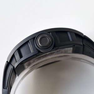 นาฬิกาจักรกลกันน้ำคุณภาพดีที่สุดสั่งทำพิเศษ ขนาด 43 มม. โรงงาน UMI กลไก RMUL2 รุ่น RM055 เซรามิกสีดำ โครงสีแดง นาฬิกา RM - Product Image 4