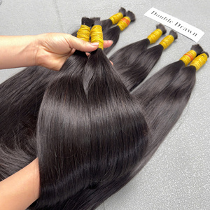 Extensiones de cabello humano vietnamita 100% de lujo superventas, cabello ondulado Natural sin procesar de 30 pulgadas a granel de alta calidad - Product Image 2