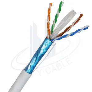 最佳6类2对6类Utp局域网电缆6类屏蔽连接器网络线6类网络电缆