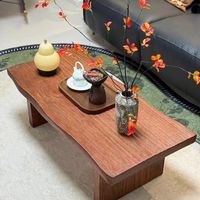 Table basse ronde moderne et portable pour salon avec rangement, étagère ouverte à 2 niveaux, meuble en bois pour chambre, bureau, appartement