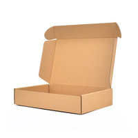Boîte avec plateau pliable rectangulaire en carton ondulé extra résistant pour l'emballage logistique en gros avec livraison gratuite
