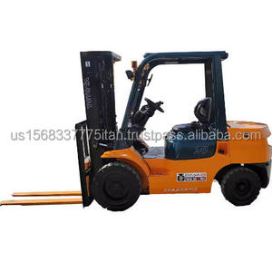 Chariot élévateur diesel Toyota de haute qualité 2,5-3,5 tonnes, modèle 2024, garantie 1 an, hauteur de levage 3m, pompe principale d'occasion - Product Image 1