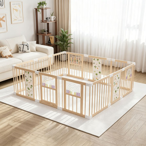 Área de Juegos Interior Moderna para Bebés y Niños Pequeños, Personalizada, Grande, de Madera Maciza, Ecológica, Duradera, Enfocada en la Seguridad, Fácil de Montar - Product Image 1
