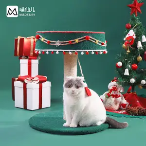 חג מולד מכירה לוהטת מוצרים לחיות מחמד גלי קרטון סיסל חתול גרדן עץ